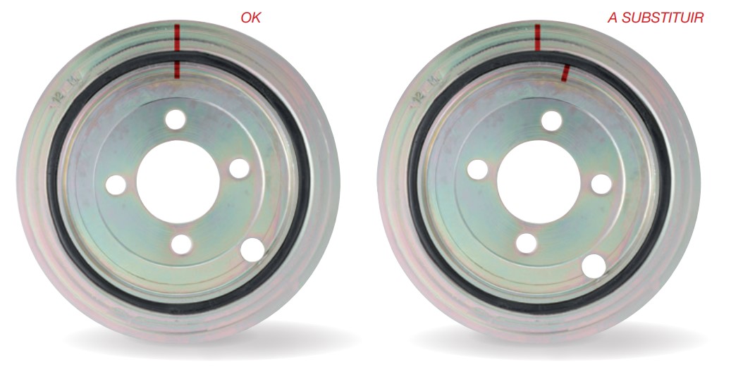 Polia da cambota manutenção